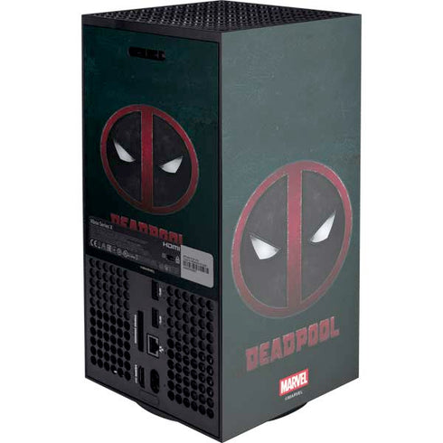 Marvel Deadpool Legacy Deadpool Logo XBox Series X Digital Edition Console Skin